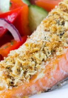 Как приготовить лосося с сырной корочкой